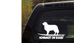 Hovawart on Board - Funny Dog Breed Decal Sticker for car or Truck Window