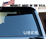 2 x Uber Vinyl Window Decal - Sticker - Two Decals