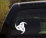 Odin Triple Horns Decal/Vinyl Sticker for Car or Truck Window