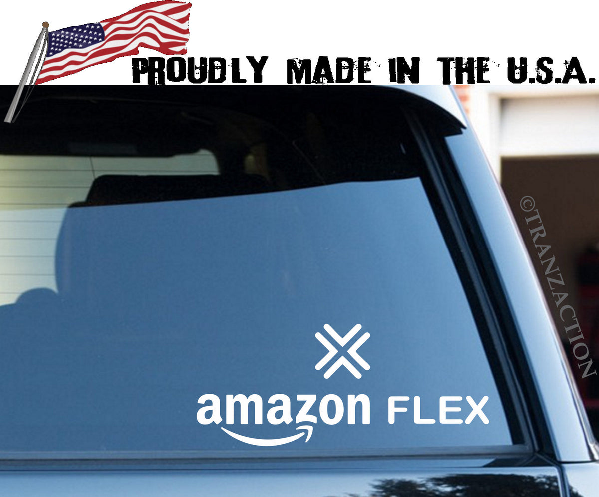 Amazon Flex Delivery Driver Window Decal / Sticker – OhioDecals.com