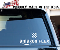 Amazon Flex Delivery Driver Window Decal / Sticker