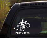 Postmates Decal / Vinyl Decal Sticker Sign for delivery Driver car Window