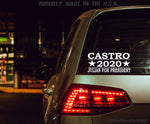 Castro 2020 Decal / Julian Castro for President Decal Sticker for Bumper Window