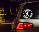 Bigfoot Search Team Decal/Sasquatch Sticker for Car or Truck Window